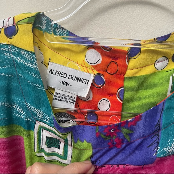 Vintage Alfred Dunner ‘Mardi Gras’ Blouse - Picture 2 of 12